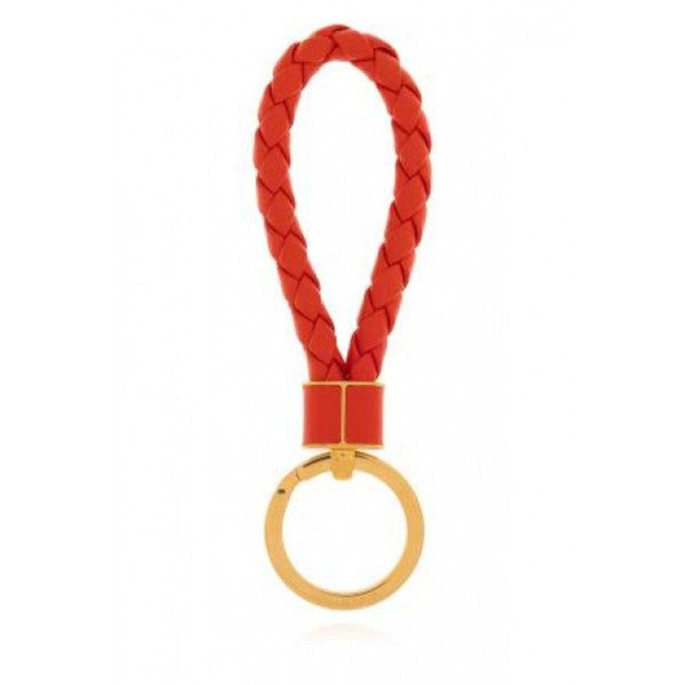 Intrecciato Leather Keyring - Picture 3 of 4